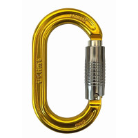 iclimb 210B-3LS 對稱性正O自動鋁合金鉤環 黃色